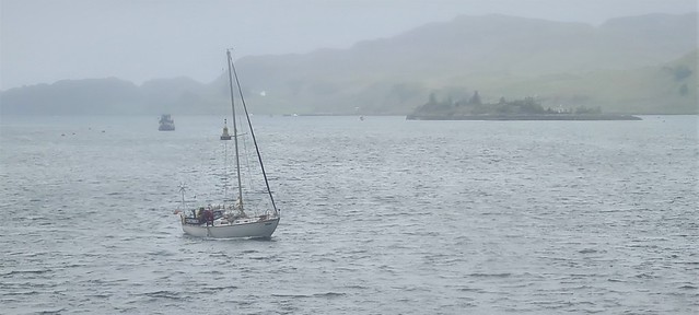 Sailing on a foggy day