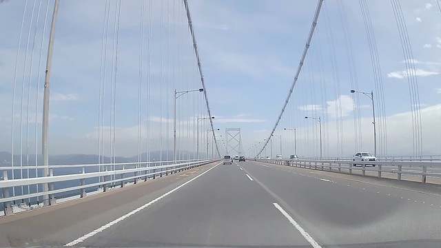 大鳴門橋から明石海峡大橋へ