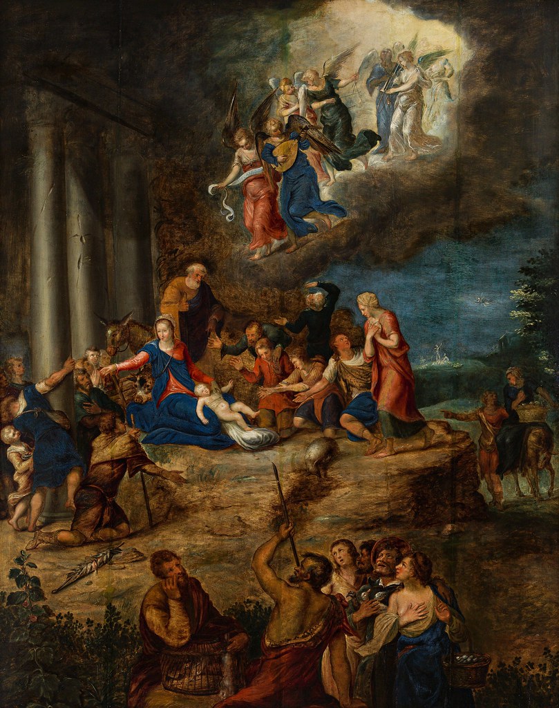 Denis Calvart (1540-1619) - Adoration of the shepherds