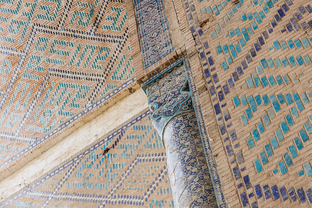 Bibi-Khanym Mosque (15th century) in Samarkand, Uzbekistan