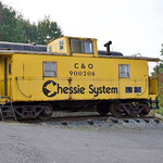 10-14-21, C&O caboose 900206 This caboose was formerly on display at Delaware, OH according to the Caboose Photo Archive page. now on display at Doolittle Station in Dubois, PA.