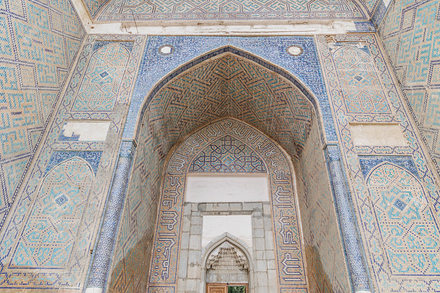Bibi-Khanym Mosque (15th century) in Samarkand, Uzbekistan