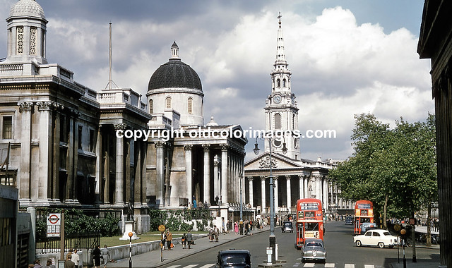 Trafalgar Square, London 1957