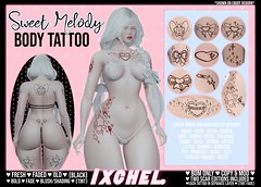 REBORN Event x IXCHEL. - Sweet Melody Body Tattoo