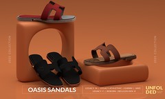 UNFOLDED X OASIS SANDALS X ALPHA EVENT