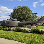 MrUlster 20230430 - Florida - PXL_20230430_220842377 Helicopter relic. War memorial. Okeechobee, Florida. © Allan LEONARD @MrUlster
