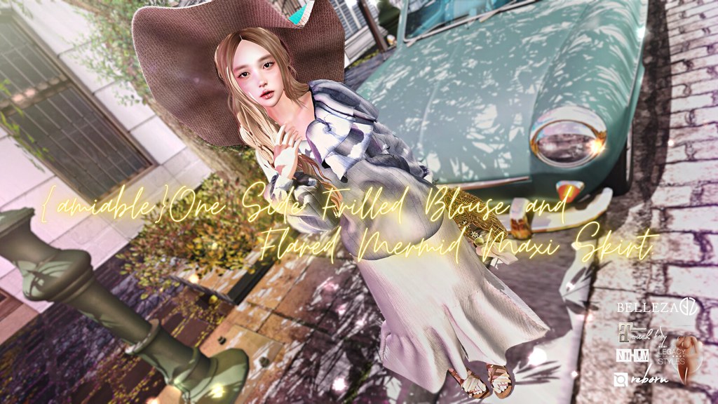{amiable}One Side Frilled Blouse & Mermaid@the Mainstore(50%OFF SALE).