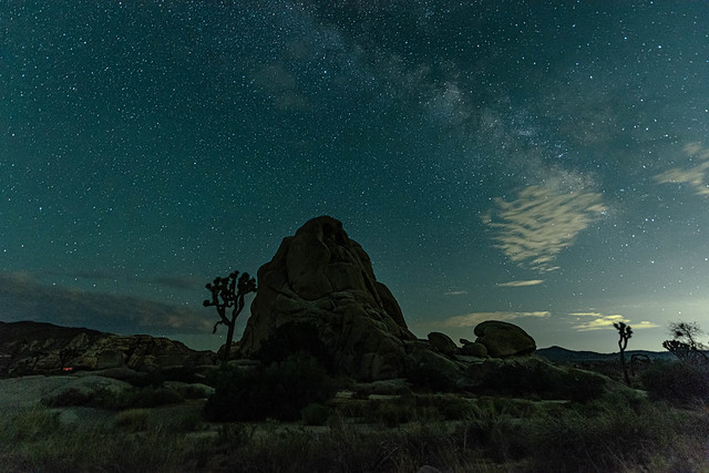 Intersection Rock and Milky Way