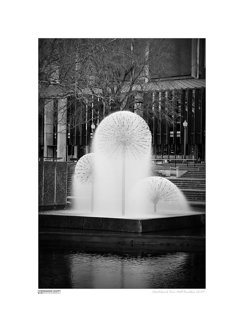 Ferrier Fountain Christchurch - Film Photography
