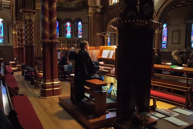 Organ recital, Chapel, King's College London, Strand Campus, London WC2..