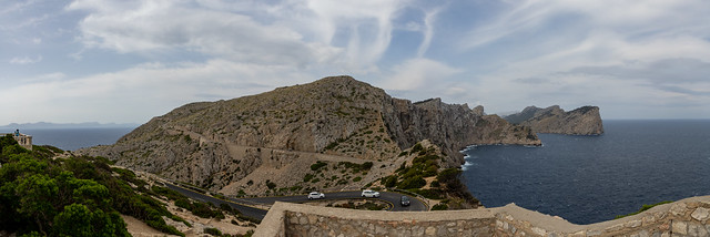Blick von der Terrasse des Far de Formentor