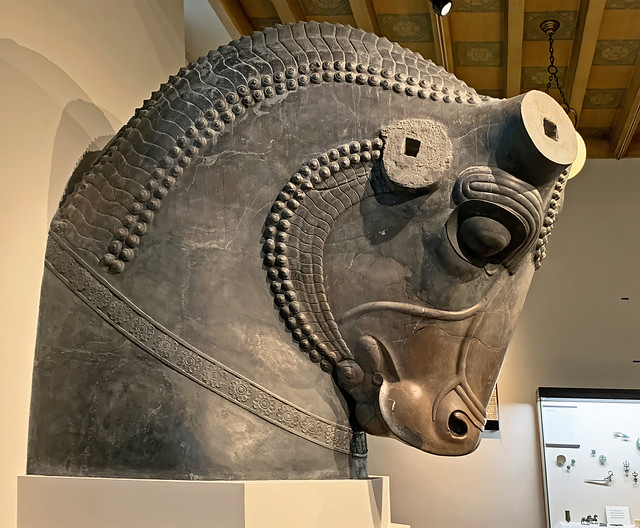 Institute of the Study of Ancient Cultures: Colossal bull head from Persepolis