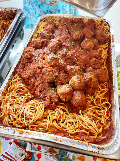 Spaghetti and meatballs by Marino's Pizza & Ravioli