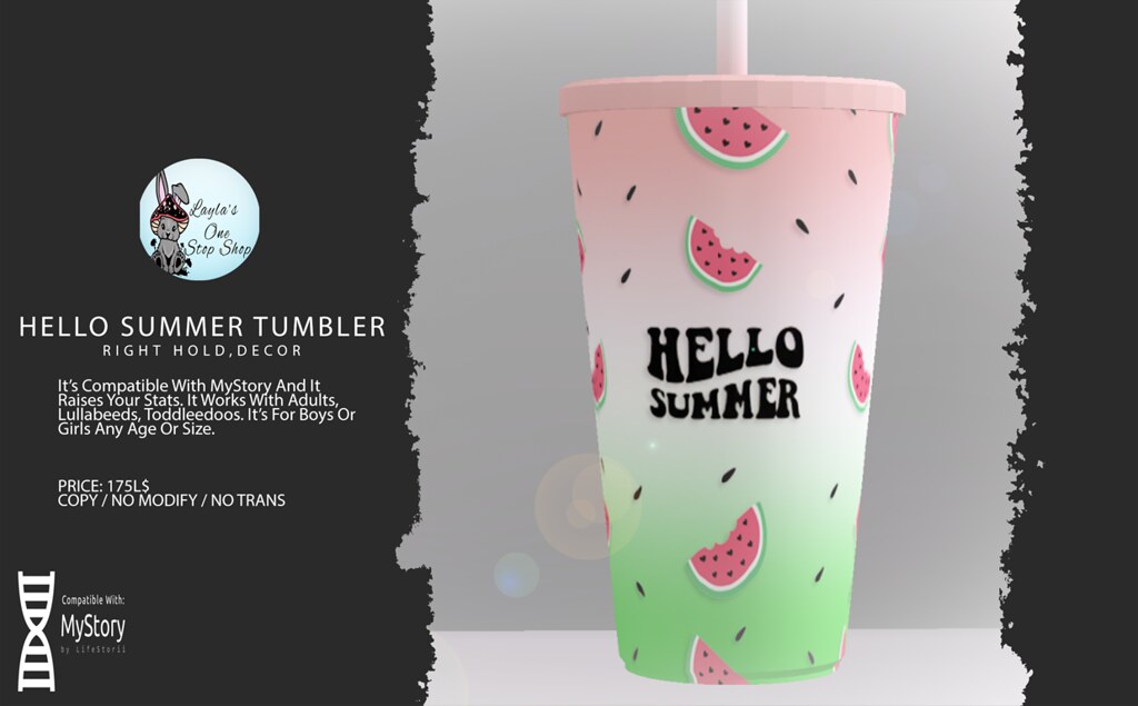 Hello Summer Tumbler AD