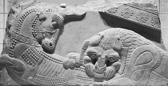 Institute of the Study of Ancient Cultures: Lion vs. bull relief from Persepolis
