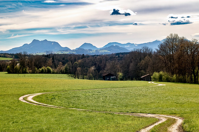 Upper Bavaria: Simssee and surroundings, April 2023