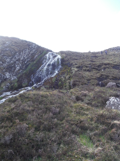 Waterfalls on the Allt Coire na Sleaghaich Day 1 Walk 15/05/23: Slioch from Kinlochewe Lodge