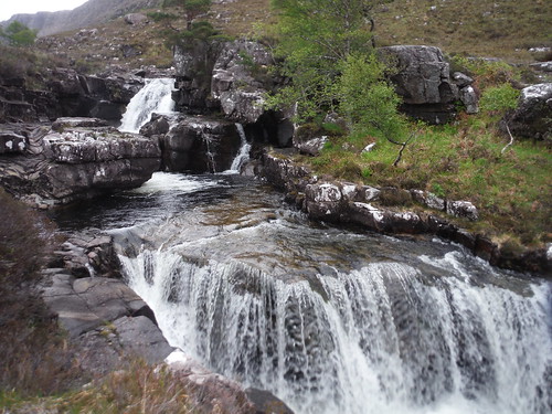 Waterfall on the Abhainn na Fhasaigh Day 4 Walk 18/05/23: Heights of Kinlochewe