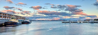 Sunset In Hobart, Tasmania, Australia--5