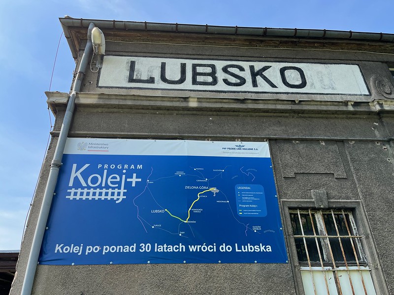 Lubsko station, Guben-Żary line