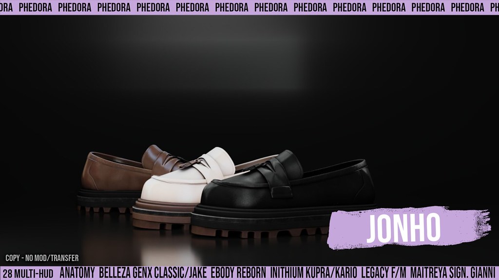 Phedora. – "Jonho" Unisex Loafers NEW RELEASE at Alpha Event ♥