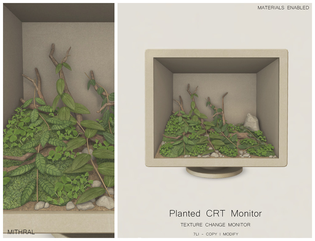 Mithral – Planted CRT Monitor @ ｅｑｕａｌ１０