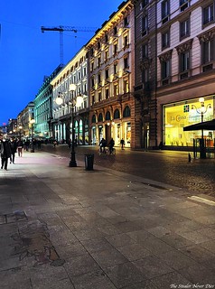 Sunset in Milan