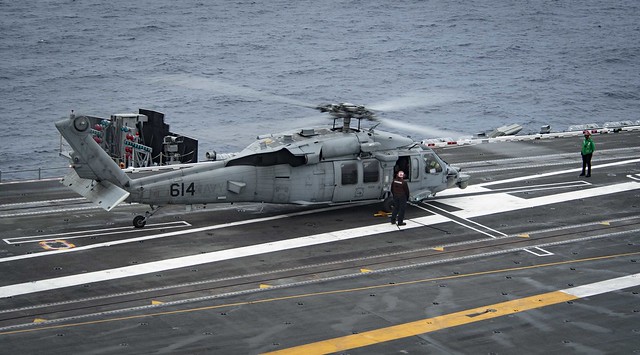USS Ronald Reagan and HSC 12 Conduct Flight Operations in Tokyo Bay