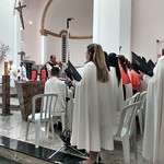 Missa cantada pelo Coro dos terciários do Sodalício da Saúde na Paróquia Santa Terezinha - Bairro Jaçanã em São Paulo. Mês de Maio-Mês de Maria.  3