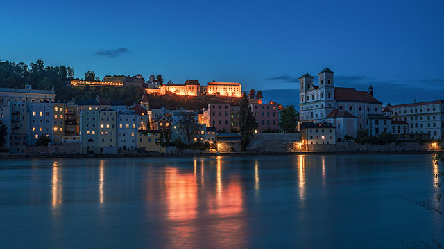A beautiful evening in Passau