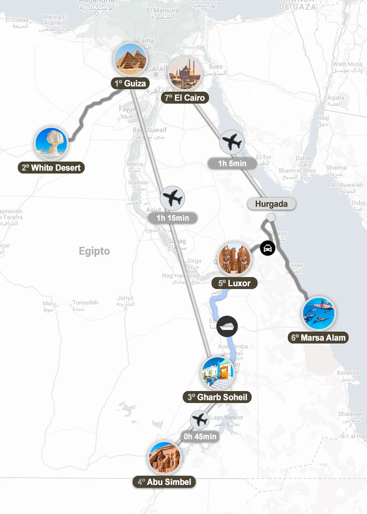 Ruta por Egipto en 21 días
