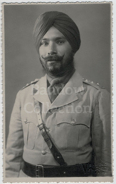 WW2 British Sikh Captain - Studio Vart, Cairo