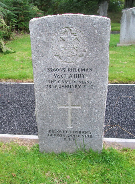 War Grave, Milton of Buchanan Cemetery