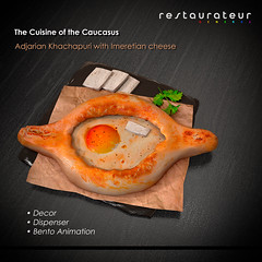 «Adjarian Khachapuri with Imeretian cheese».