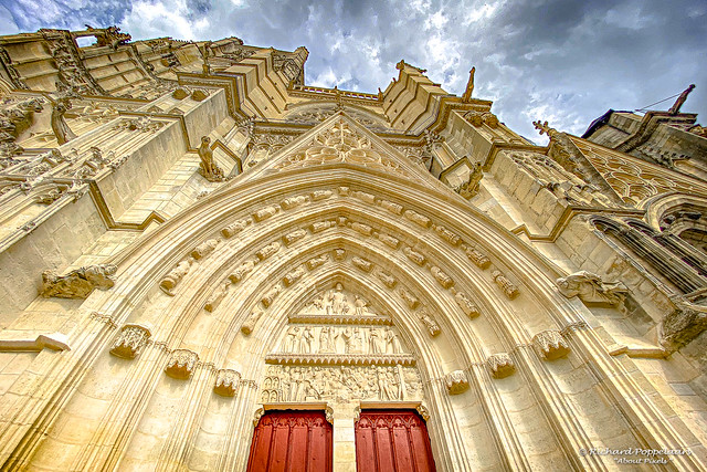 Mutilated entrance - Cathedrale Saint-Etienne de Meaux (Meaux/FR)