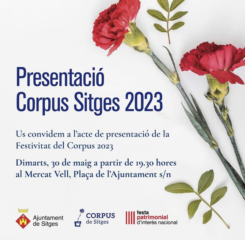 Presentación de la Fiesta del Corpus Sitges 2023