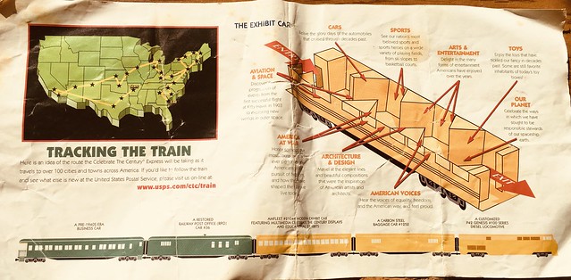 Amtrak’s Brochure given out exploit mean walk-through tour American Century Express.