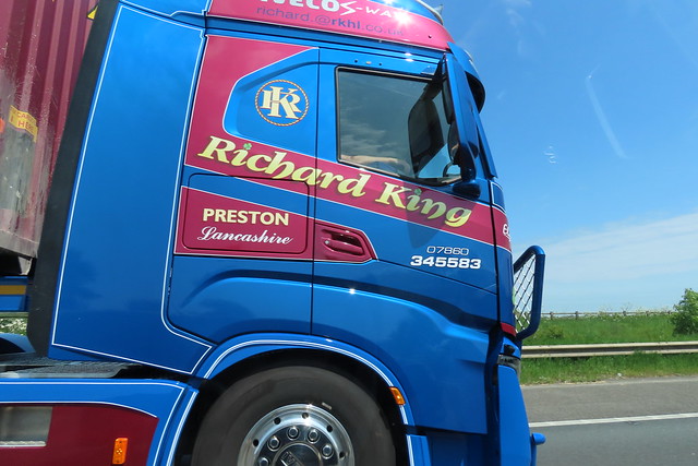 Richard King, Iveco S Way, On The M180 Towards Immingham, North Lincolnshire 22/5/23.