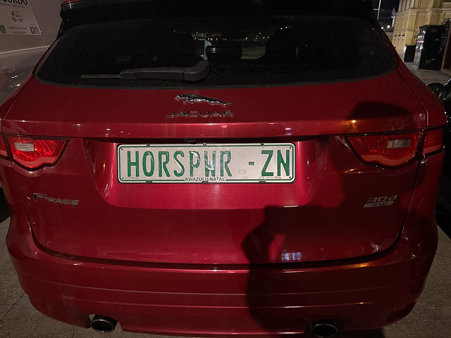 KwaZulu-Natal, South Africa License Plate - HORSPWR