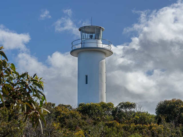 Cape Tourville Lighthouse from the Ocean view  lookout