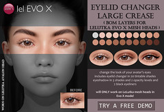 Eyelid Changer Large Crease (LeLutka Evo X) for FLF