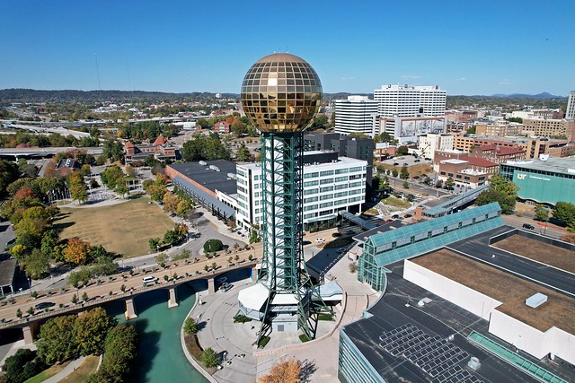 Aerial view of the Sunsphere [04]