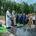26 мая 2023, Освящение креста на месте строительства храма в Мигалове