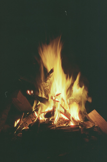 Campfire at Camp Cliff Vista