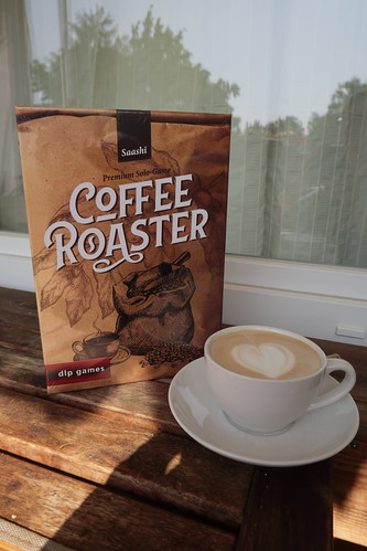 Milchkaffee zum Solo Bag Building Spiel "Coffee Roaster"