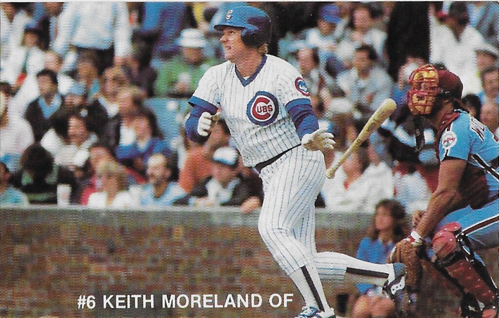 Wockenfuss, Johnny - 1984 7-UP Cubs #NNO (cameo with Keith Moreland)