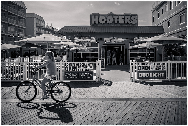 Biker with Hooters