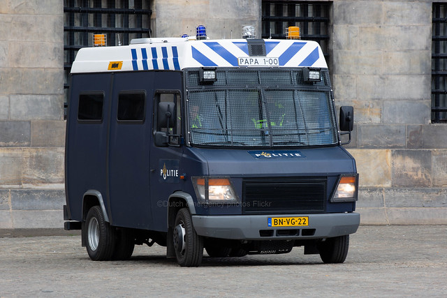 Dutch riot police Mercedes-Benz Vario