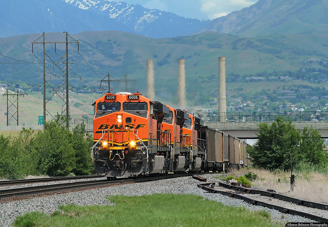 BNSF Unit Coal Train in Utah
