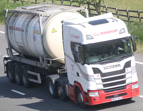 C.L.TRANSPORT WU67KHZ (BRIDGEWATER) | M25 FLOWER LANE | kevin vincent ...
